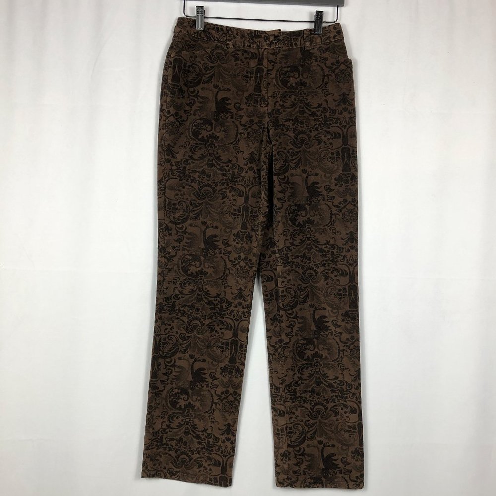 Isabella Bird Trousers Velvet Size 6 - Picture 6 of 6